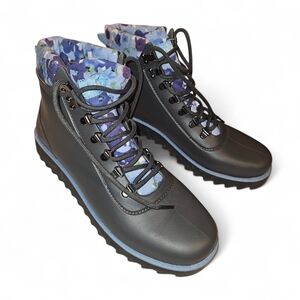 Jambu Black and Blue Winter Boots